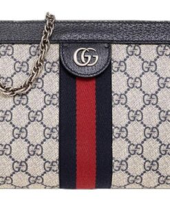 구찌 오피디아 Gg 스몰 숄더백 베이지 블루 슈프림 L26*W8*H17.5cm