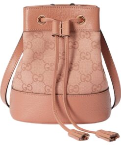 구찌 오피디아 Gg 미니 미니백 핑크 캔버스 L15.5*W9*H19cm