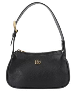 구찌 아프로디테 더블 G 미니 숄더백 블랙 L21*W4*H12cm