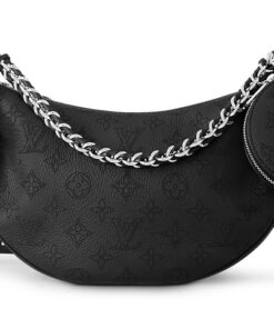 LOUIS VUITTON 송아지 가죽 숄더 백, 크로스 백 S 여성 블랙 L26*W7.5*H17cm