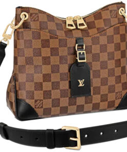 LOUIS VUITTON 오데온 캔버스 숄더백 여성 브라운 L24.8*W8.8*H28cm